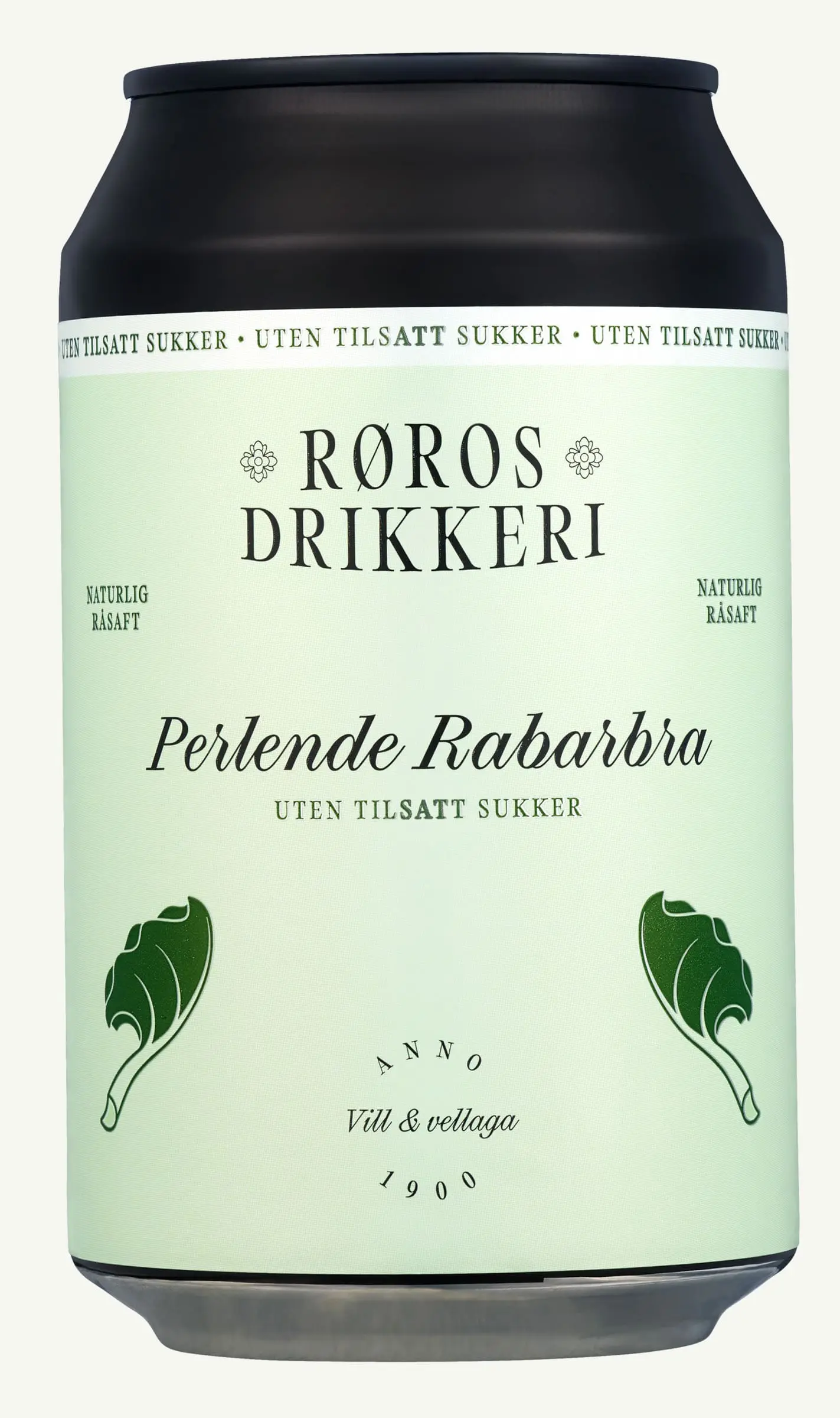 Perlende Rabarbra uten tilsatt sukker.