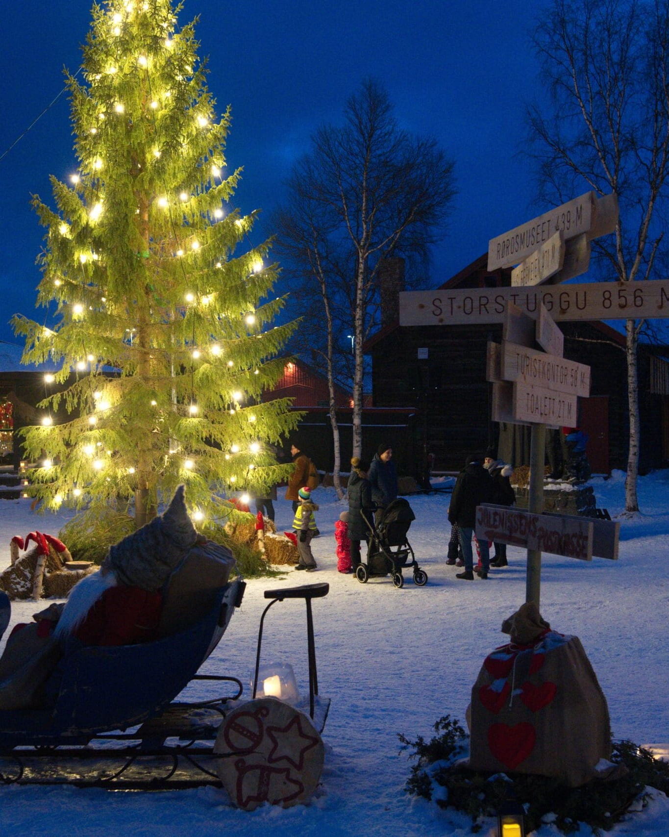Julemarked Røros. Foto: Svein Eggan
