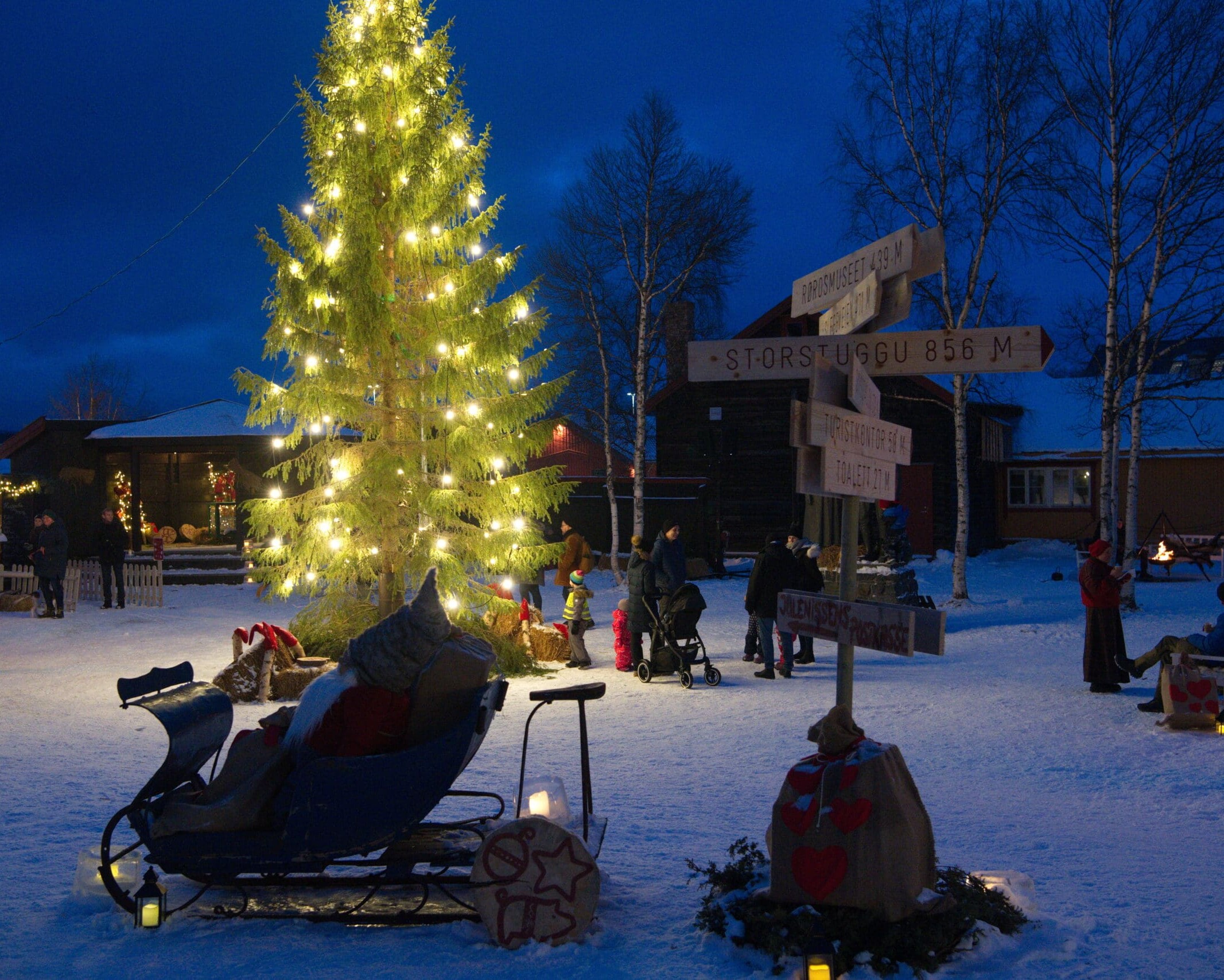 Julemarked Røros. Foto: Svein Eggan