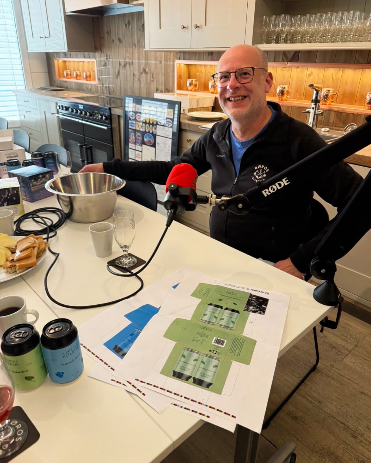 Rob Veldhuis i Røros Drikkeri - perlende naturlig leskedrikk fra Røros.