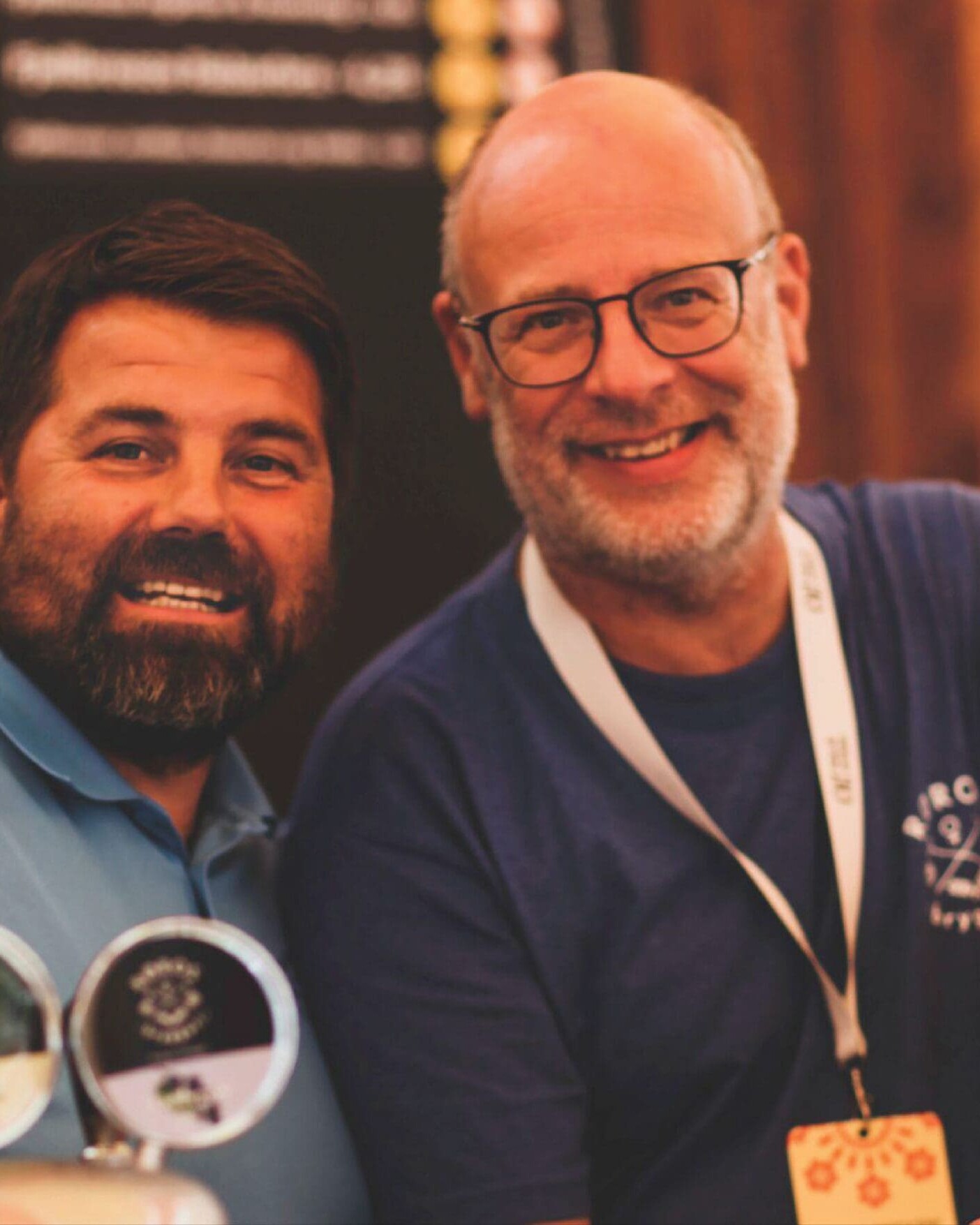 Salgssjef Per B. Grindstad og Daglig leder Rob Veldhuis fra Røros Bryggeri.